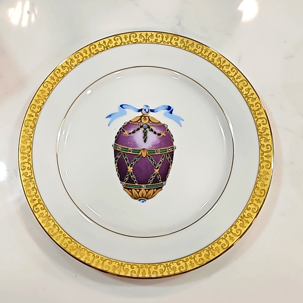 Gold Buffet Royal Gallery 8 1/2 inch plate for Macy's.